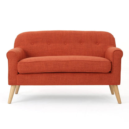 Canapé deux places en tissu Mariah style Mid-Century par Christopher Knight Home