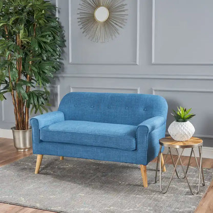 Canapé deux places en tissu Mariah style Mid-Century par Christopher Knight Home