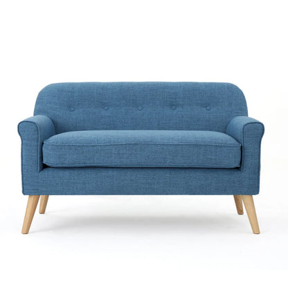 Canapé deux places en tissu Mariah style Mid-Century par Christopher Knight Home