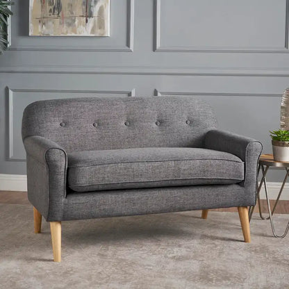 Canapé deux places en tissu Mariah style Mid-Century par Christopher Knight Home