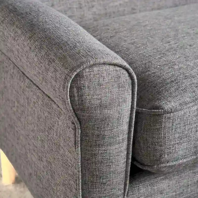 Canapé deux places en tissu Mariah style Mid-Century par Christopher Knight Home