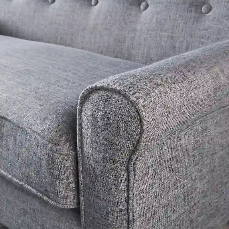 Canapé deux places en tissu Mariah style Mid-Century par Christopher Knight Home