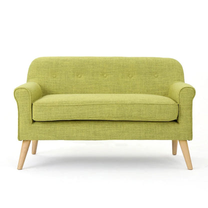 Canapé deux places en tissu Mariah style Mid-Century par Christopher Knight Home