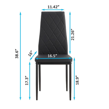 Ensemble de 4 chaises de salle à manger