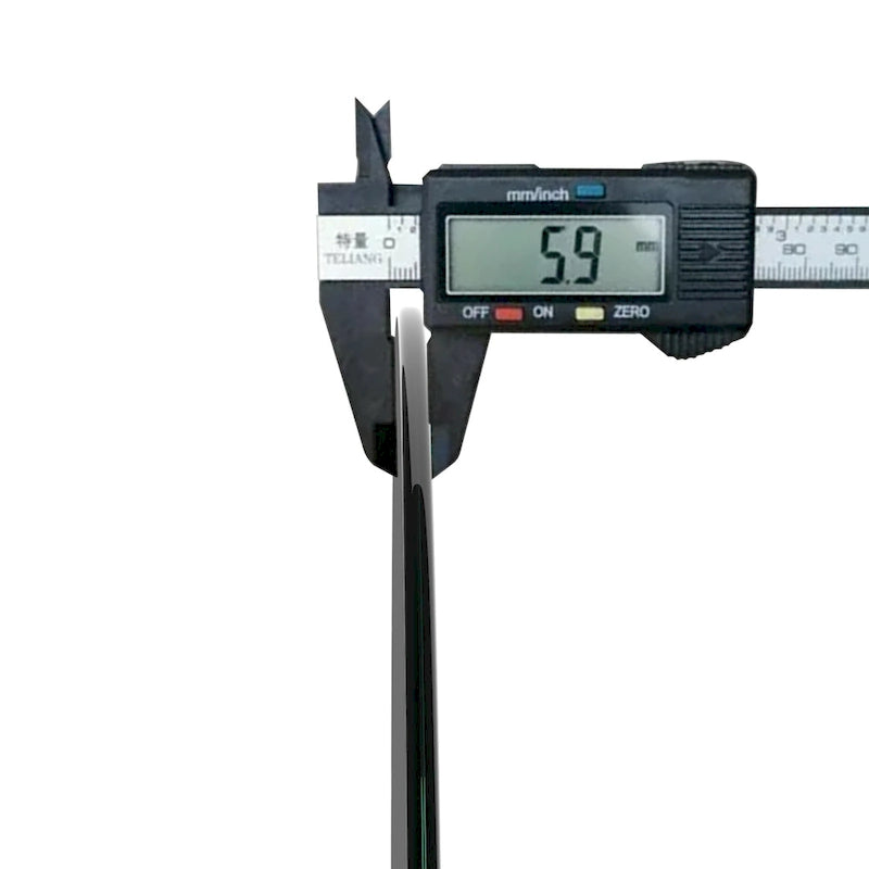 Plateau de table rond en verre trempé de 76 cm (30 pouces) - Plateau uniquement - 76,2 x 76,2 x 0,6 cm (30 x 30 x 0,24 pouces)