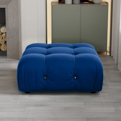 Canapé d'angle modulable convertible 104, canapés minimalistes en velours style milieu du siècle