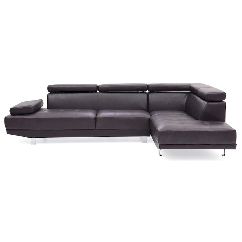 Canapé d'angle en L Riveredge 2 pièces en similicuir, 277 cm de largeur - 193 cm L x 277 cm l x 71 cm H