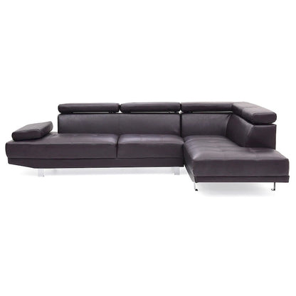 Canapé d'angle en L Riveredge 2 pièces en similicuir, 277 cm de largeur - 193 cm L x 277 cm l x 71 cm H