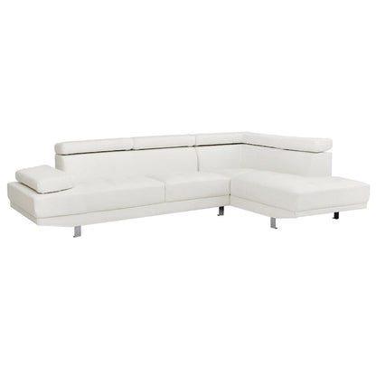 Canapé d'angle en L Riveredge 2 pièces en similicuir, 277 cm de largeur - 193 cm L x 277 cm l x 71 cm H