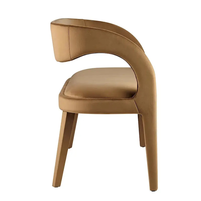 Banc d'appoint en velours Pinnacle Performance