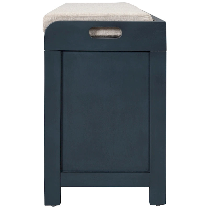 Banc à chaussures entièrement assemblé avec coussin amovible