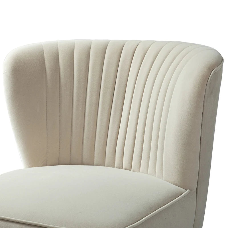 Ensemble de 2 chaises d'appoint rembourrées Barto avec dossier capitonné par HULALA HOME