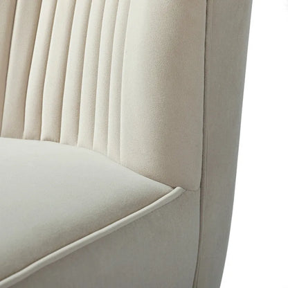 Ensemble de 2 chaises d'appoint rembourrées Barto avec dossier capitonné par HULALA HOME