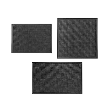 Tables d'appoint gigognes bicolores A&amp;B Home - Lot de 3 - Noir/Or