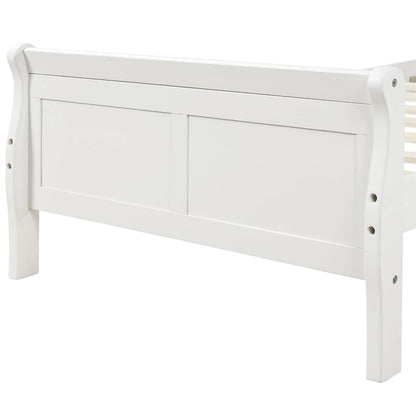 Lit traîneau double en bois Harper &amp; Bright Designs avec tête et pied de lit