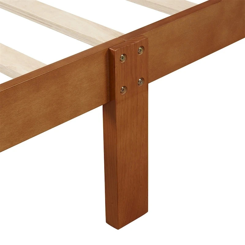 Lit traîneau double en bois Harper &amp; Bright Designs avec tête et pied de lit