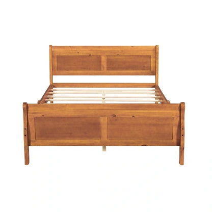 Lit traîneau double en bois Harper &amp; Bright Designs avec tête et pied de lit