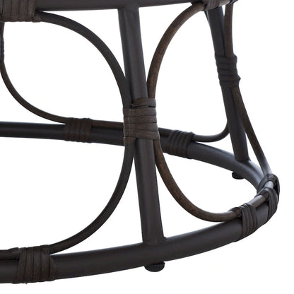 Fauteuil papasan d'extérieur Khloe de SAFAVIEH - 45 cm (L) x 45 cm (P) x 33 cm (H)