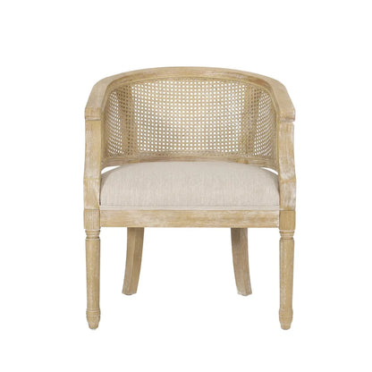 Fauteuil d'appoint Steinaker en bois et rotin de Christopher Knight Home