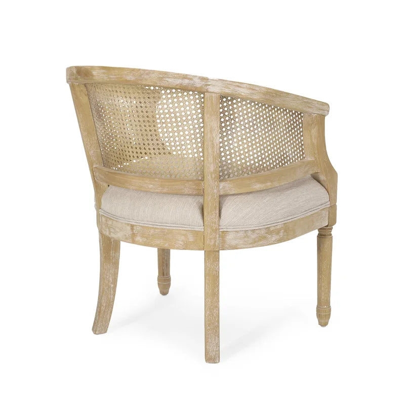 Fauteuil d'appoint Steinaker en bois et rotin de Christopher Knight Home