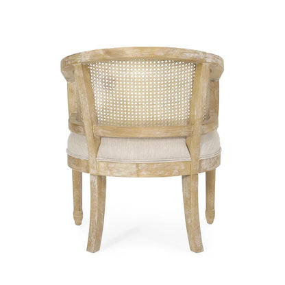 Fauteuil d'appoint Steinaker en bois et rotin de Christopher Knight Home