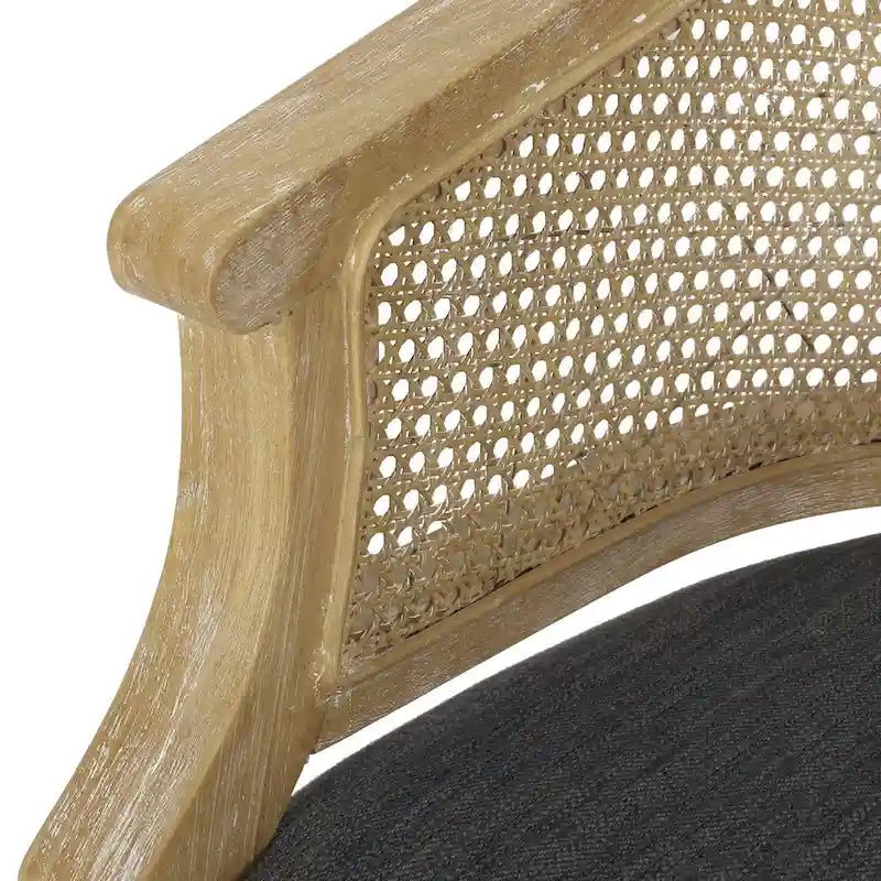 Fauteuil d'appoint Steinaker en bois et rotin de Christopher Knight Home