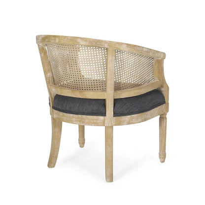 Fauteuil d'appoint Steinaker en bois et rotin de Christopher Knight Home