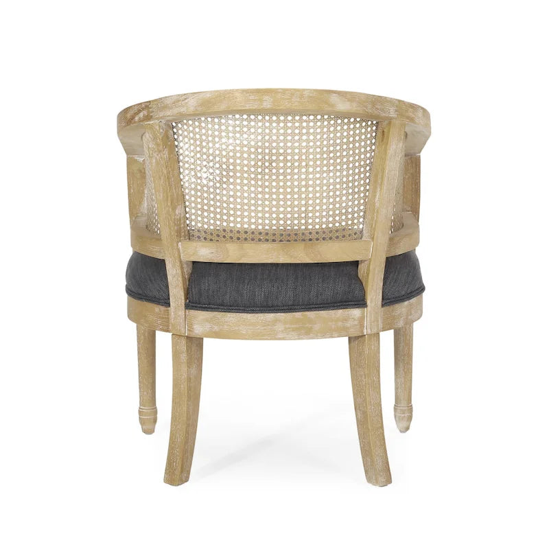 Fauteuil d'appoint Steinaker en bois et rotin de Christopher Knight Home