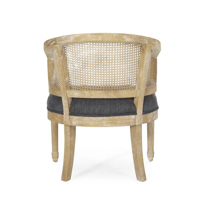 Fauteuil d'appoint Steinaker en bois et rotin de Christopher Knight Home