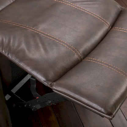 Fauteuil inclinable à bascule Charlie en cuir reconstitué de Christopher Knight Home