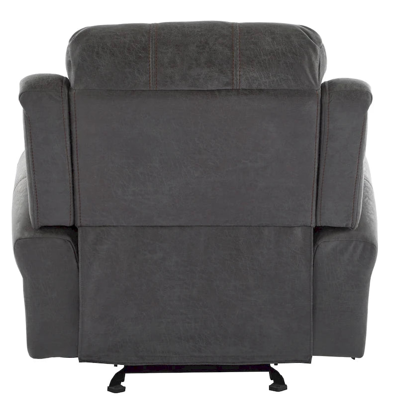 Fauteuil inclinable à bascule Charlie en cuir reconstitué de Christopher Knight Home