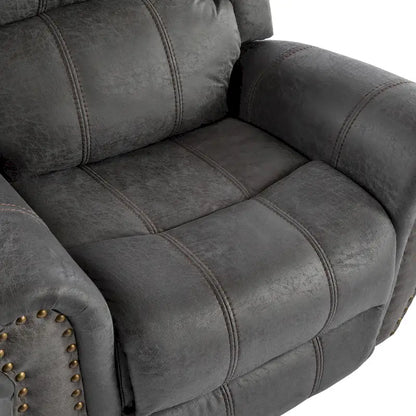 Fauteuil inclinable à bascule Charlie en cuir reconstitué de Christopher Knight Home