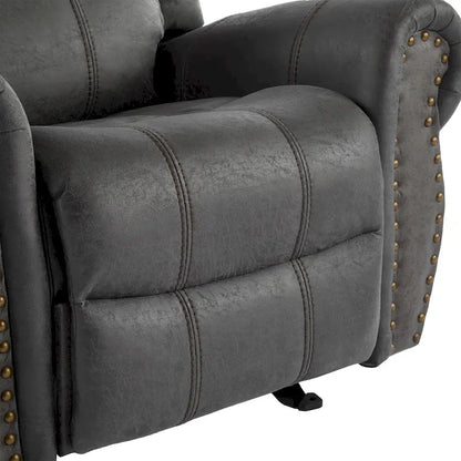 Fauteuil inclinable à bascule Charlie en cuir reconstitué de Christopher Knight Home