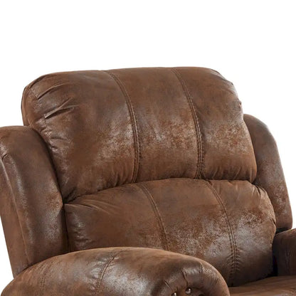 Fauteuil inclinable à bascule Charlie en cuir reconstitué de Christopher Knight Home