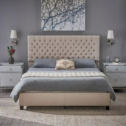 Ensemble de lit queen capitonné Kaelyn de Christopher Knight Home