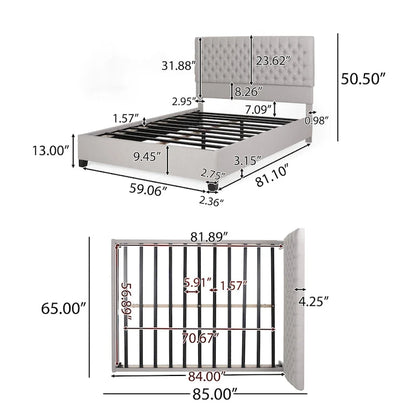 Ensemble de lit queen capitonné Kaelyn de Christopher Knight Home