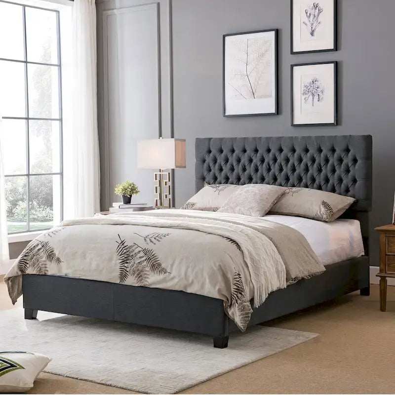 Ensemble de lit queen capitonné Kaelyn de Christopher Knight Home