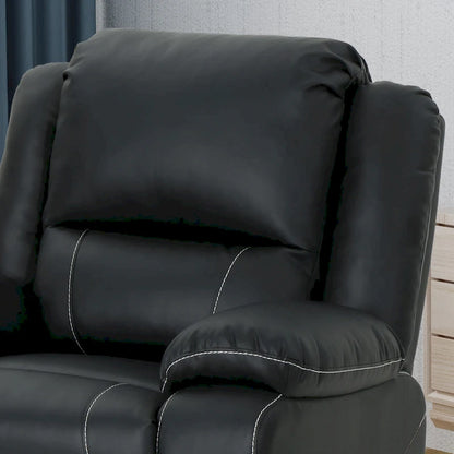 Fauteuil inclinable pivotant Malic en similicuir capitonné de Christopher Knight Home
