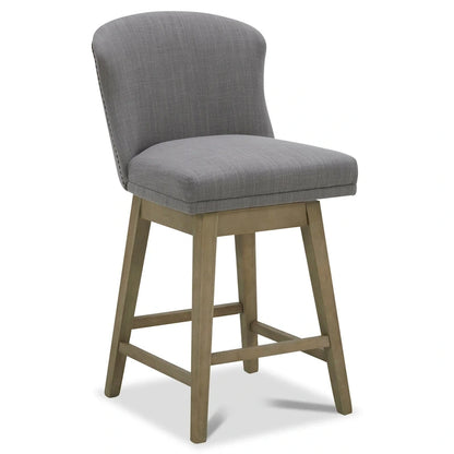 Tabourets de bar pivotants Mia, ensemble de 2