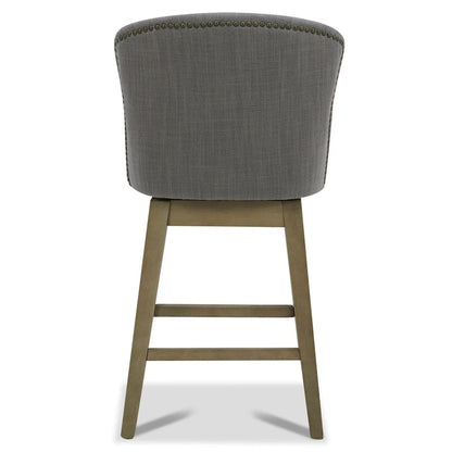 Tabourets de bar pivotants Mia, ensemble de 2