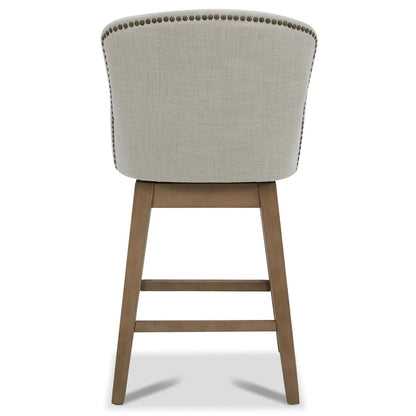 Tabourets de bar pivotants Mia, ensemble de 2