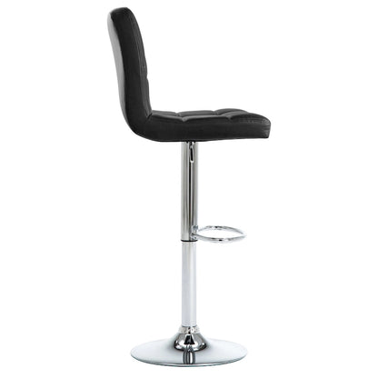 Tabourets de bar réglables, revêtus de similicuir ou de velours, hauteur comptoir/pub, lot de 2