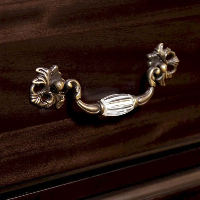 Ensemble commode et miroir traditionnel Vame 2 pièces à 9 tiroirs de Furniture of America