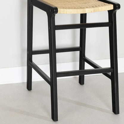 Tabourets de bar en rotin South Shore Balka, lot de 2