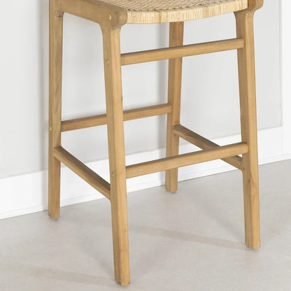 Tabourets de bar en rotin South Shore Balka, lot de 2