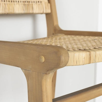 Tabourets de bar en rotin South Shore Balka, lot de 2