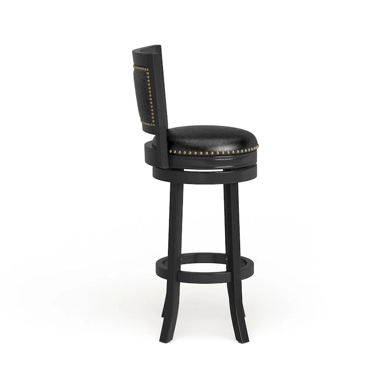 Tabouret de bar pivotant Bristol, hauteur bar
