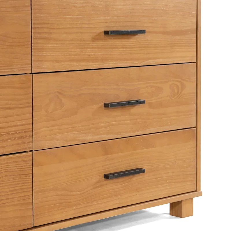 Meubles en bois grainé Loft Commode à 6 tiroirs