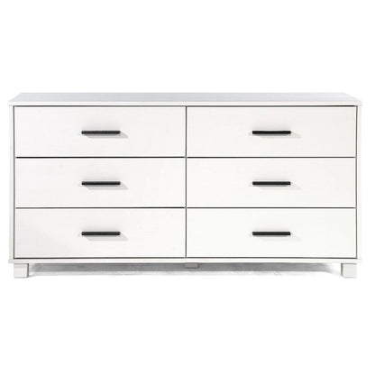 Meubles en bois grainé Loft Commode à 6 tiroirs