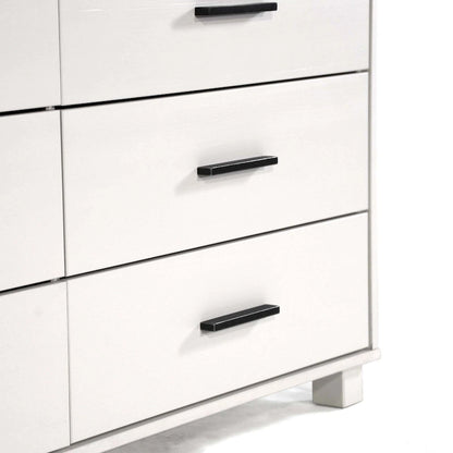 Meubles en bois grainé Loft Commode à 6 tiroirs